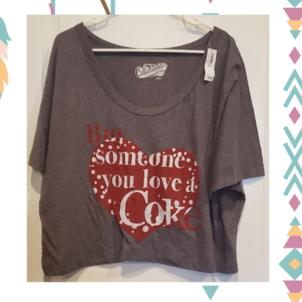 NWT Old Navy Buy someone you love a coke shirt